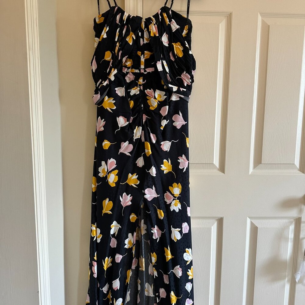 SELF-PORTRAIT Cold Shoulder Floral Dress